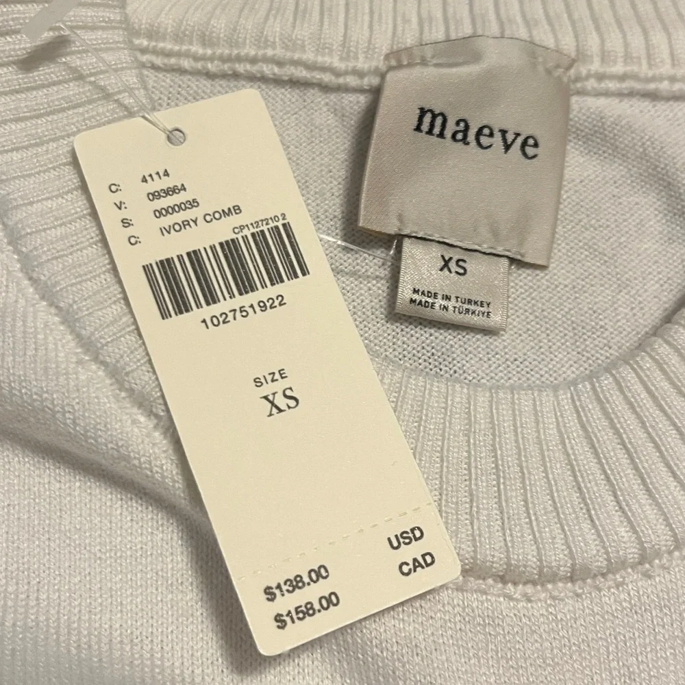 NWT Anthro Maeve Textured Squirrel Icon Sweater - Picture 5 of 16